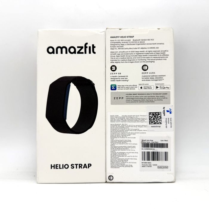 Bratara fitness Amazfit Helio Strap Black