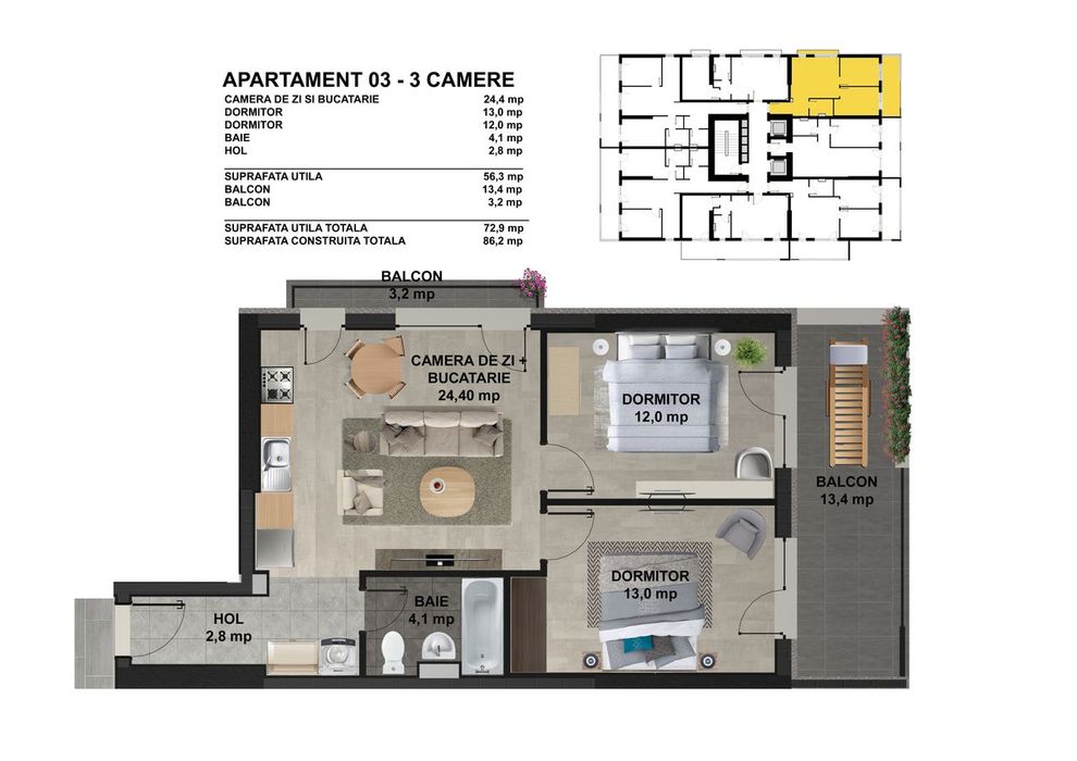 Apartament pe malul lacului Fundeni SUN LAKE RESIDENCE