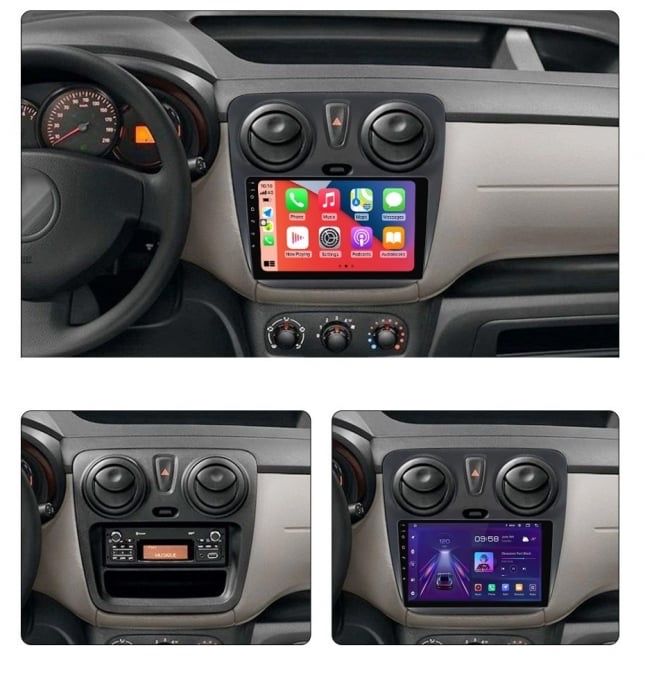 Navigatie Android Dedicata Dacia Dokker ,Carplay , Android Auto Waze