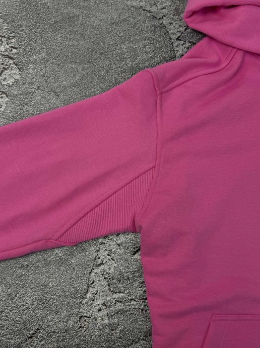 Суитшърт с цип Stone Island розов суитшърт с цип Stone Island, Stone Island Stone суитшърт дамски унисекс спортен суитшърт розово худи розово облекло.