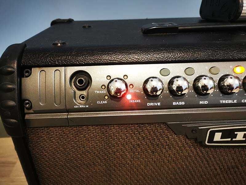 Усилвател за китара кубе Line 6 Spider III 120 вата и FBV4 суич педал