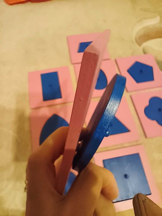 Inserturi de lemn Montessori