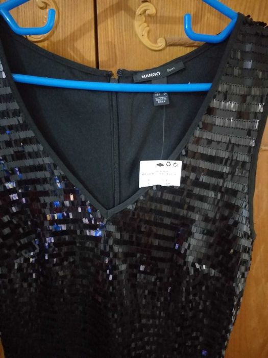 Rochie Dama Neagra de seara Mango NOUA cu eticheta