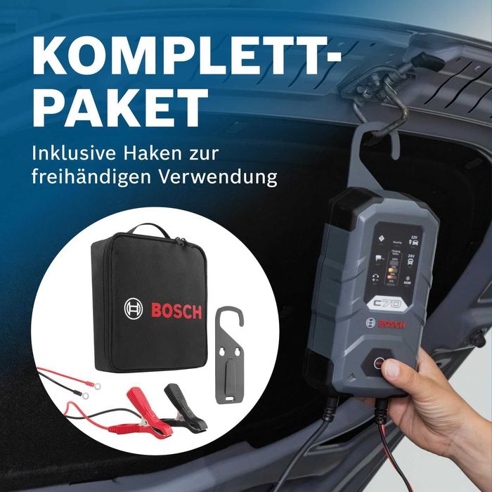 арядно устройство за акумулатори Bosch C70, 230 V, 12 V,  10 A