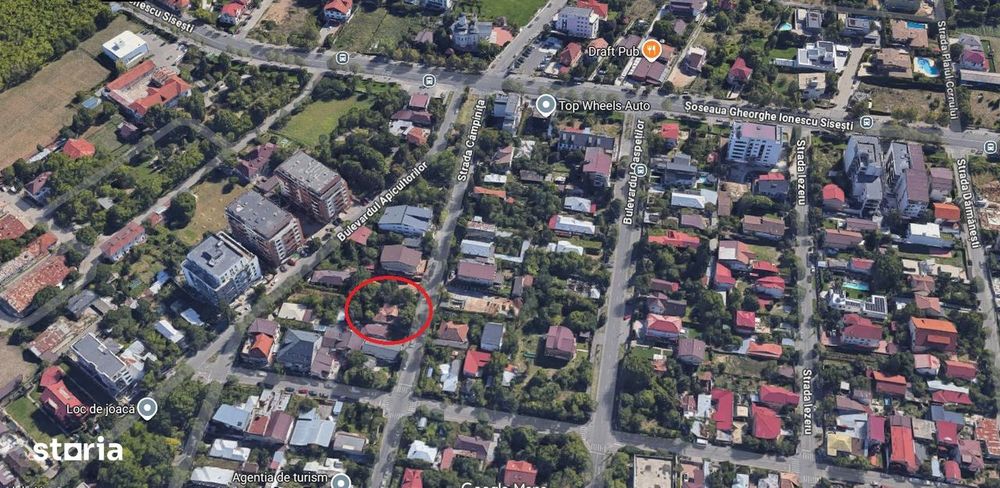 Casa demolabila cu teren 680mp deschidere 20.10ml Sisesti-Vatra Noua