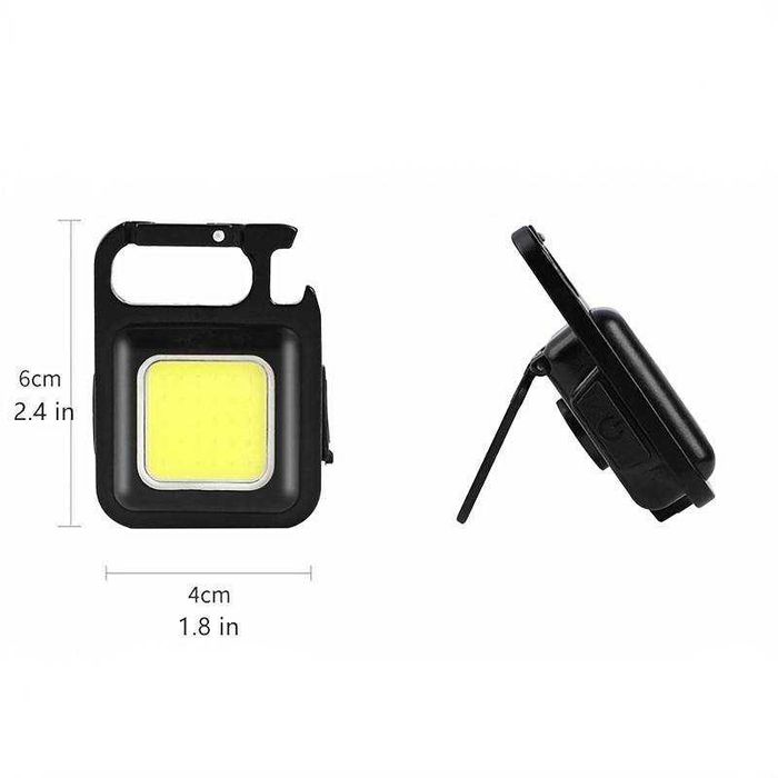 Lanternă mică cu LED 500, portabilă mini USB -SOS. IDEALA pt copii!!