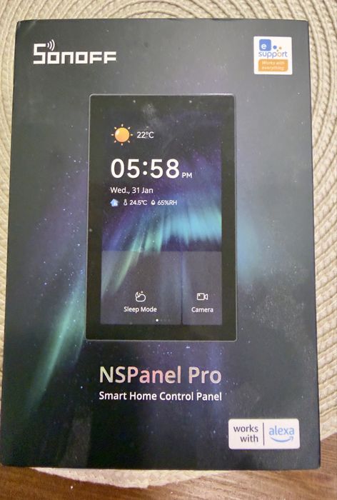 Sonoff Nspanel pro 120 Smart контролер, WiFi/Bluetooth/ZigBee