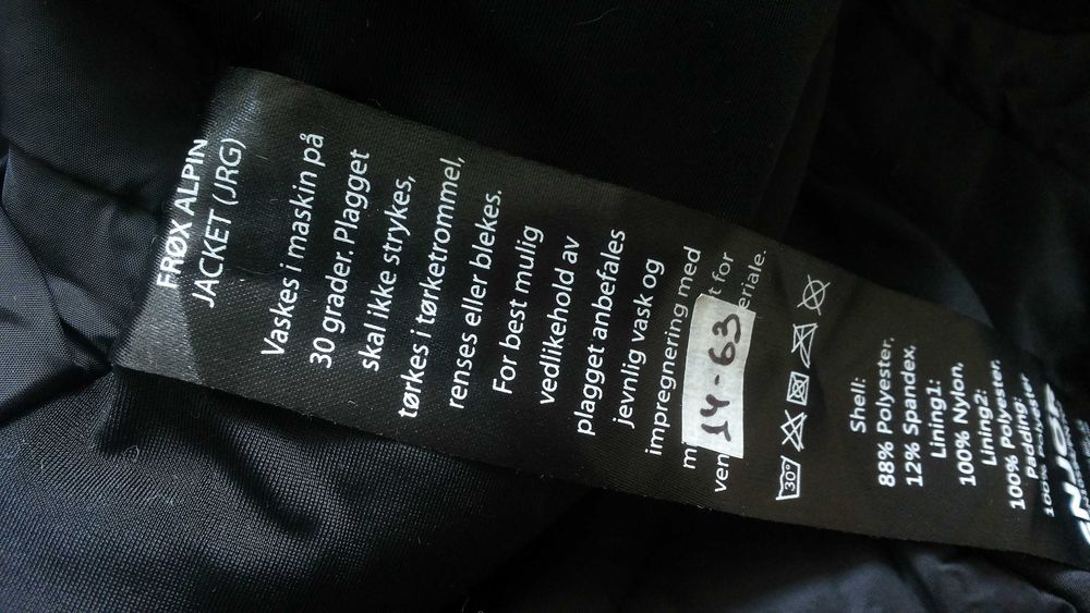 SNJOR FROX ALPINE KIDS SKI Jacket Размер 12 год. детско ски яке 14-63