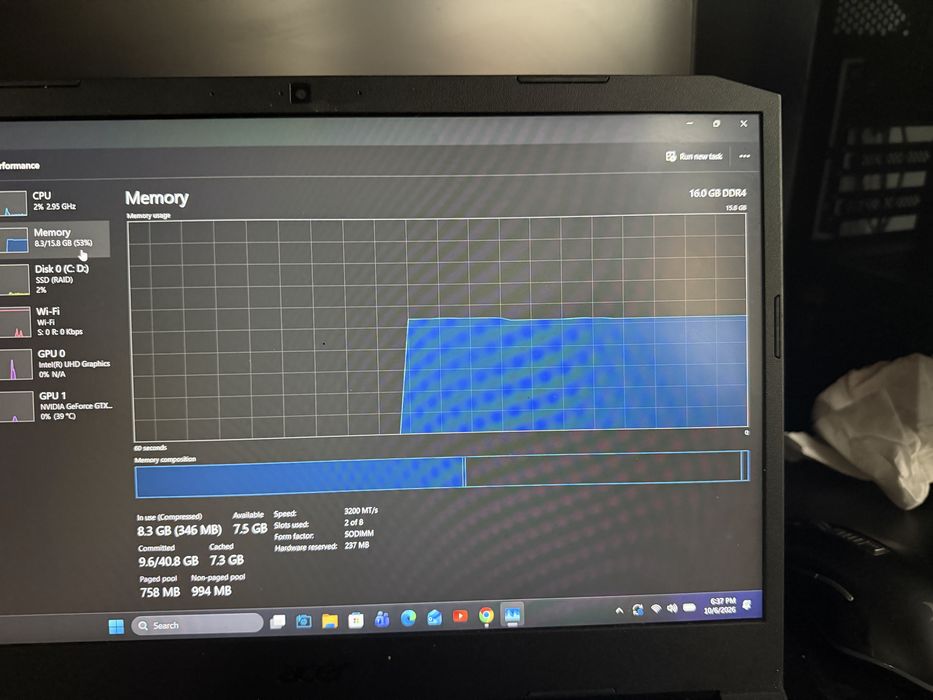 Leptop acer nitro 5