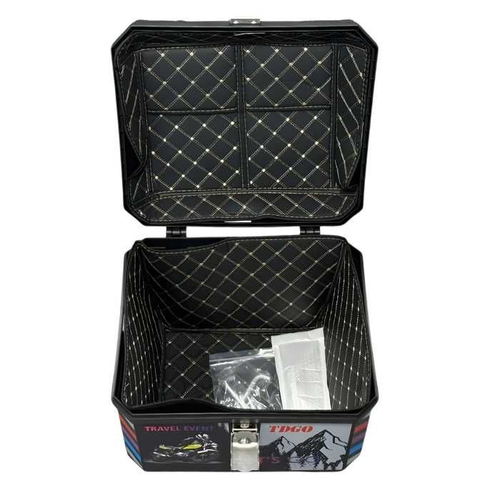 Куфар за мотоциклет / кутия за Мотор / багажник / 57L /  44 × 37 × 33 см / Заключване с ключ / 2 РАЗЛИЧНИ МОДЕЛА