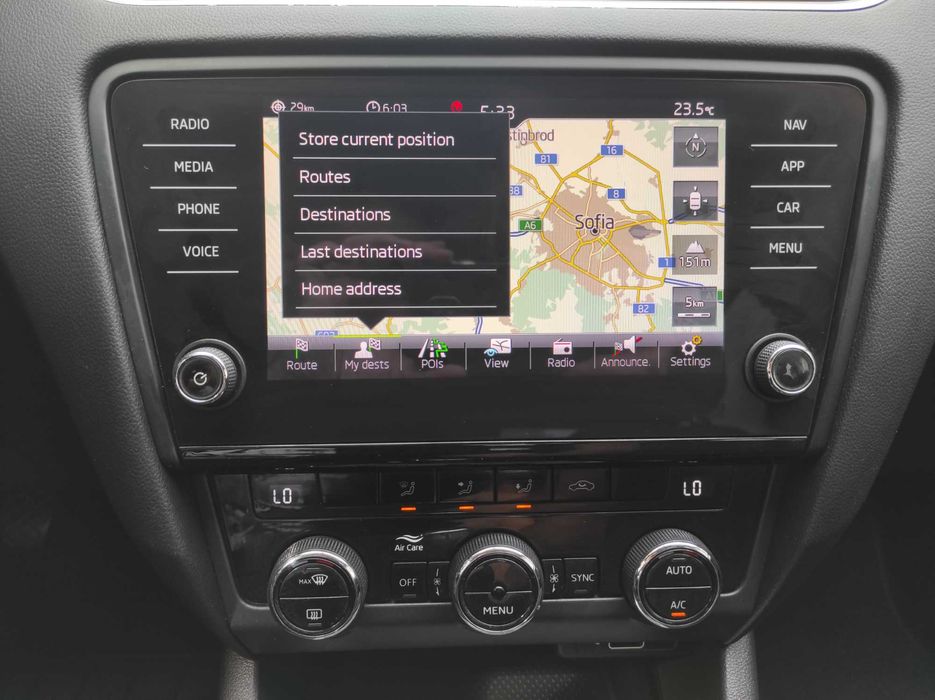 Шкода Октавия Facelift, Start Stop, Navi, Camera