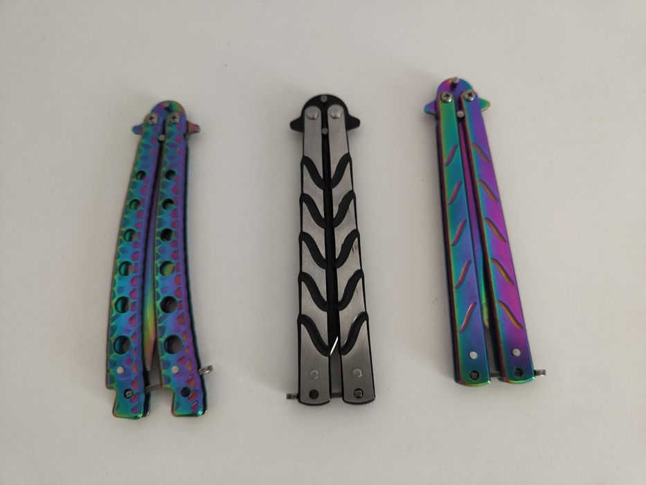 Cutit Briceag fluture Butterfly Balisong 25 cm fade clasic