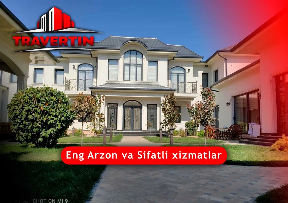 Travertin, Marmarino, Kartamero, Menralka — Tez va sifatli!