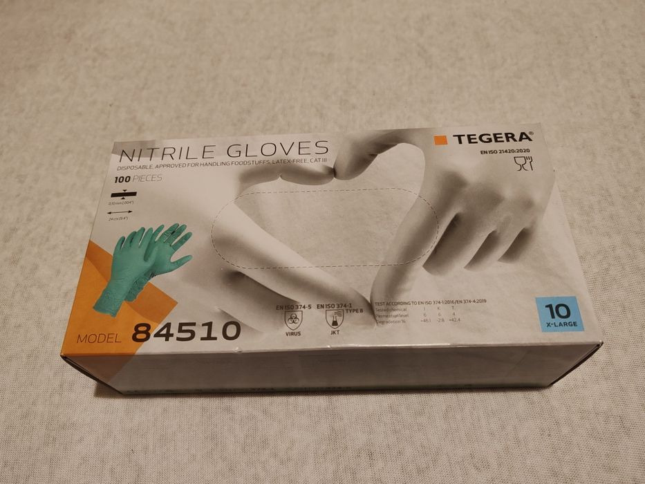 Manusi Nitril Tegera 84501, XL , 100buc./set