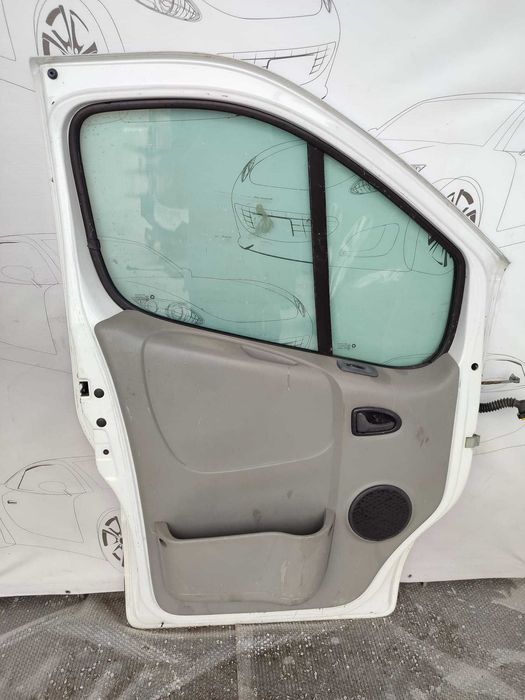 Ușă Față Stânga Opel Vivaro A Comercial Alb 93194149 2011 / [2001-2014] / (11Y)