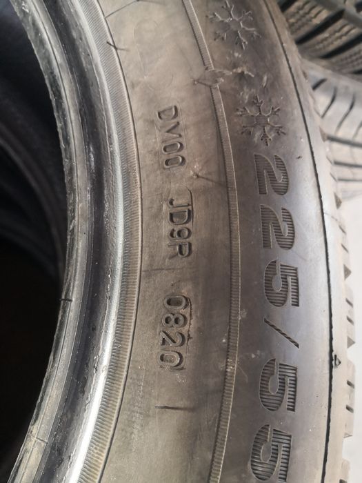 225 55 17 цола гуми dunlop dot 20 4 броя