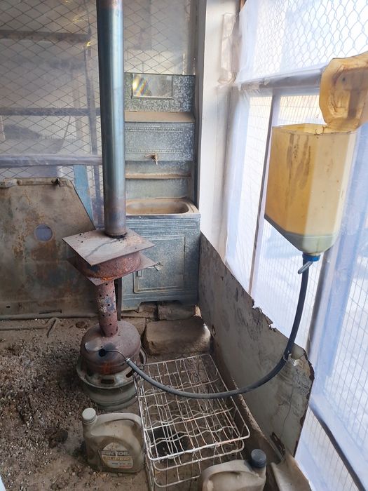 Печь на отработке