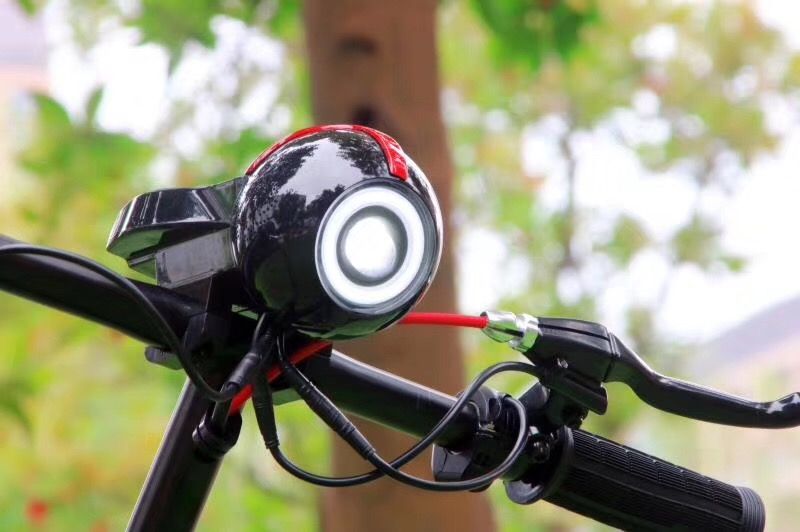 Trotineta electrica pliabila 16 inch iVELO C1 black&red