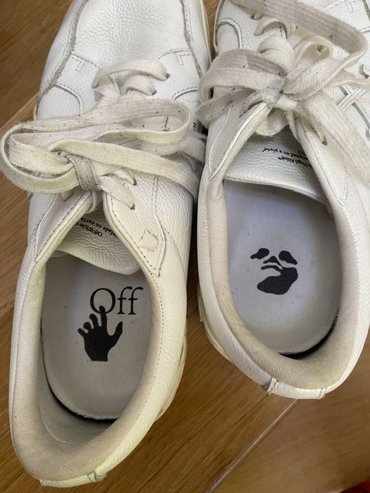 Sneakers Off-White "Out Of Office" albi - mărimea 44