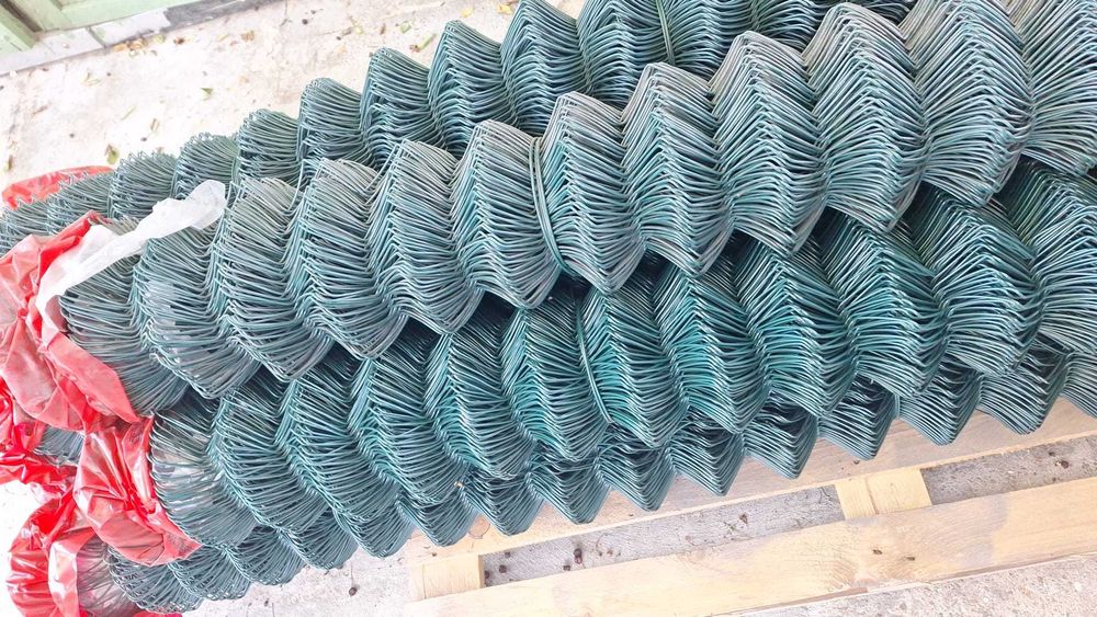 Plasa impletita verde PVC