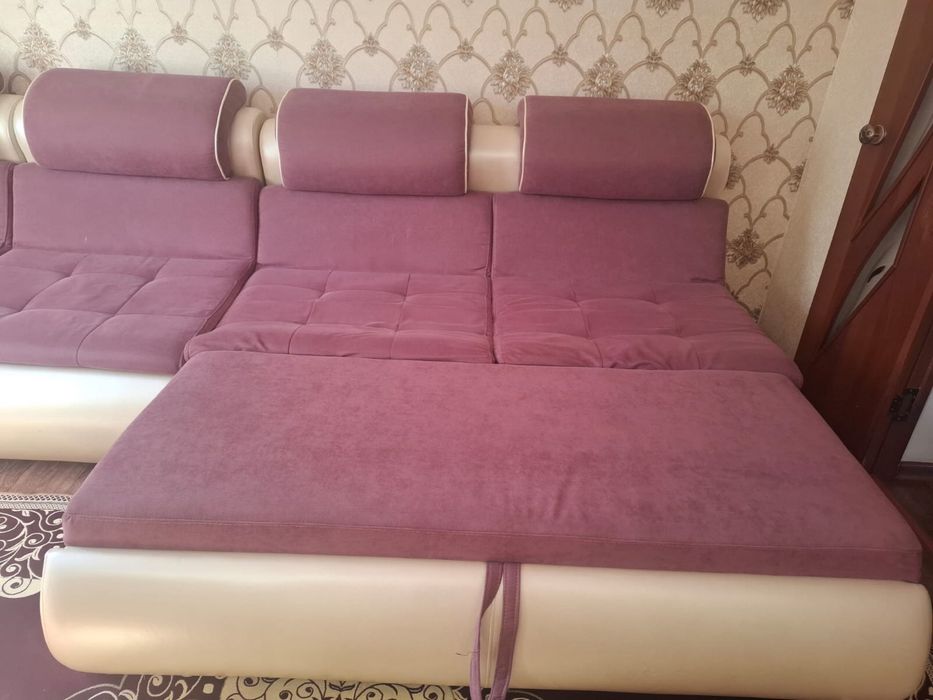 Раскладной диван с креслом