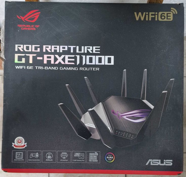 Рутер WiFi ASUS ROG Rapture GT-AXE11000