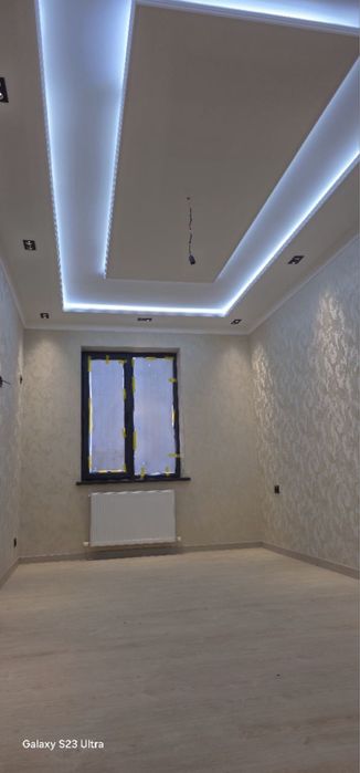 3-хоналик квартира, евро ремонт килинган, янги уй хеч ким яшамаган.