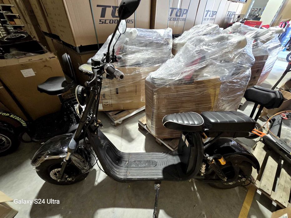 Електрически Скутер Харли,нова 20ah батерия,нови гуми,нови калници