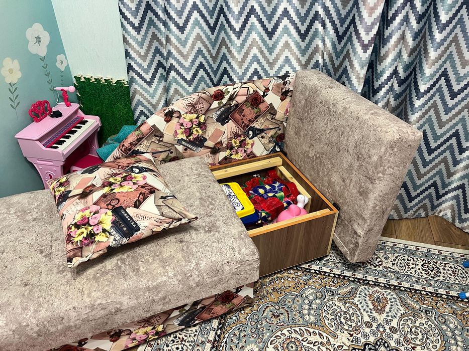 Детский мягкий раскладной диван