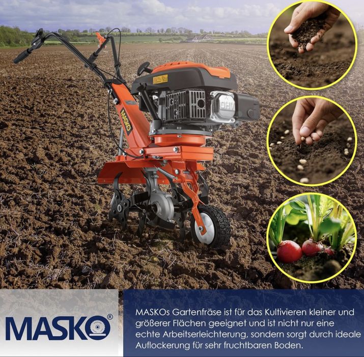 MASKO® Бензинова градинска фреза