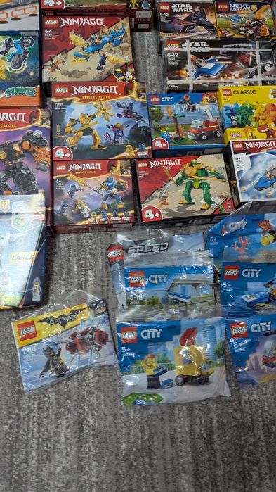 Colecție lot lego nou sigilat nexo Knights Ninjago star wars firends