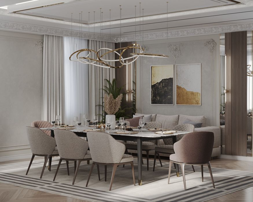 Неоклассика дизайн интерьер