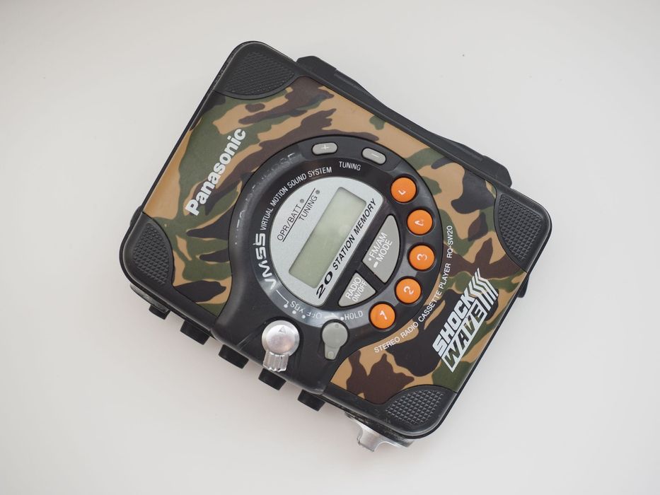 Player Panasonic RQ-SW20 Shock Wave, casetofon walkman retro