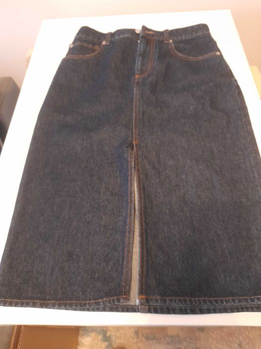 Джинсовая юбка-миди в идеальном состоянии