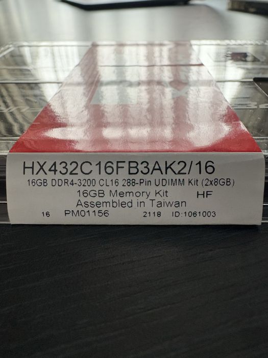 Kit 16GB DDR4 HyperX Fury RGB 3200MHz CL16 (2x8GB)