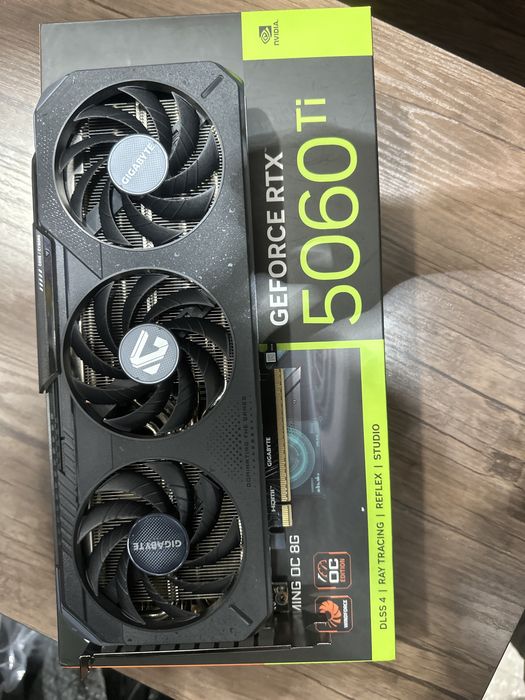 (ПОЧТИ НОВАЯ) RTX 5060 Ti Gigabyte Gaming OC 8GB GDDR7, RTX 50 Series