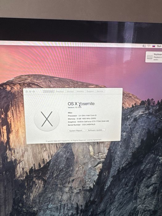 Продам Imac 27 inch late 2013