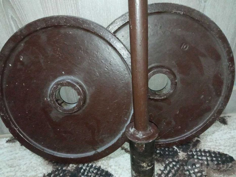 Штанга с дисками. Общий вес 30кг /  Shtanga. Umumiy og‘irligi 30 kg