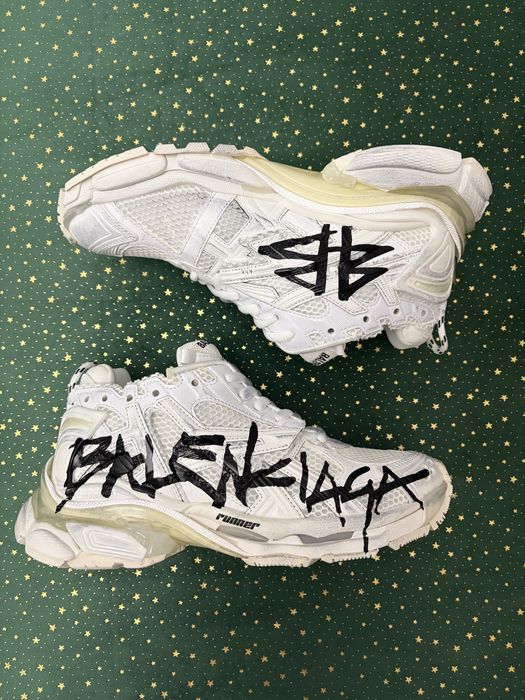 Balenciaga Runner Graffiti White Black