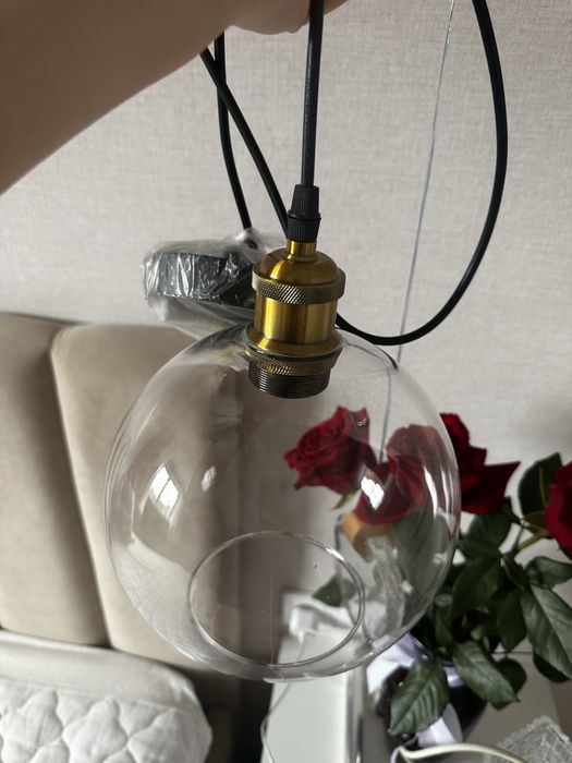 Люстра на одну лампочку