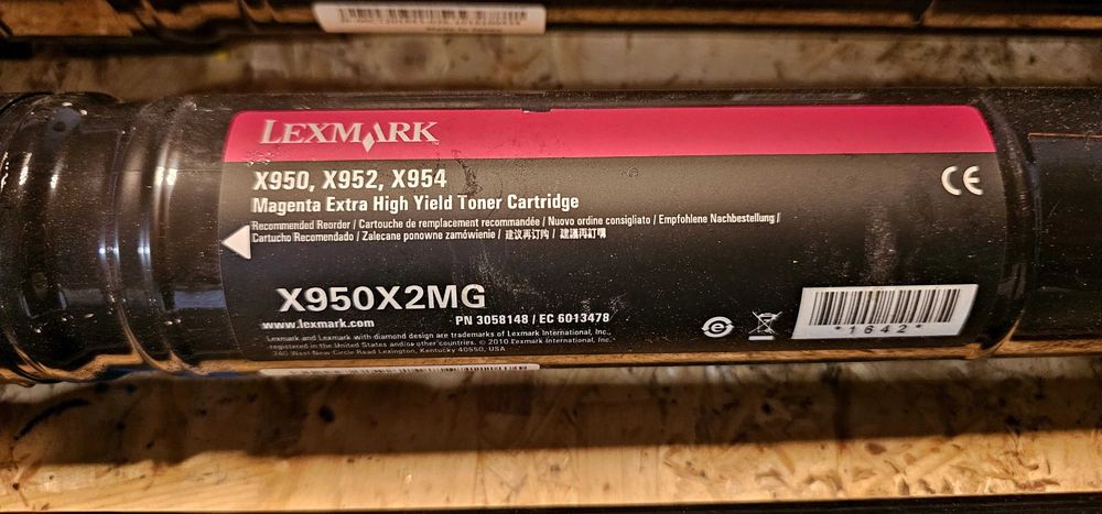 Toner original, cartuse Lexmark X950 X952 X954