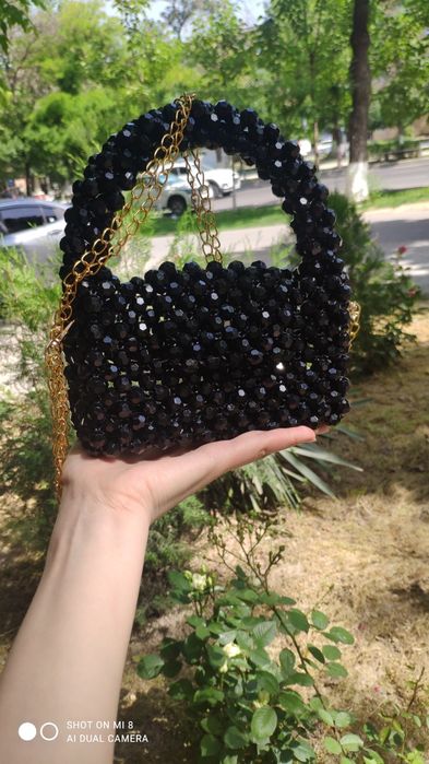 Сумка из бусин ручной работы