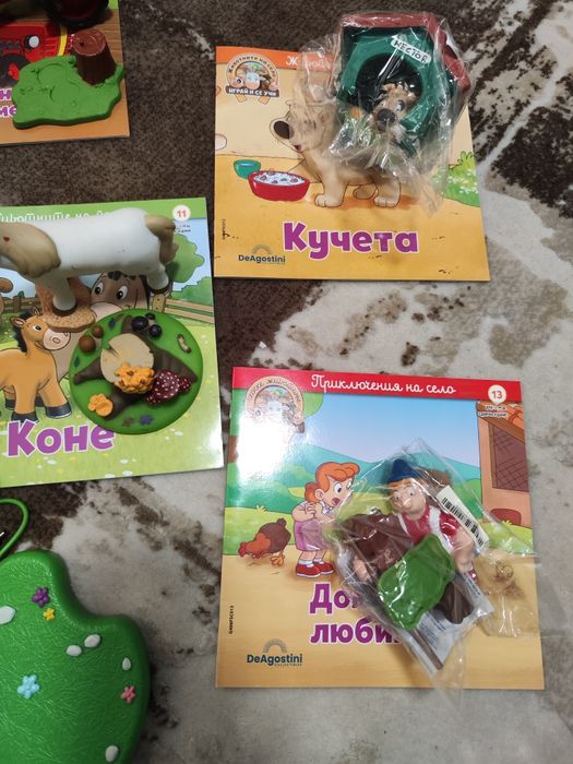 Животните на село книжка с фигурка и КОЛОНКА