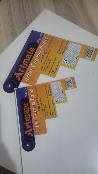 Маслени, акварелни бои. Пана за рисуване