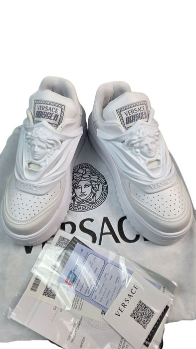Adidasi VERSACE Odissea Alb *Marimi Disponibile* *Calitate*