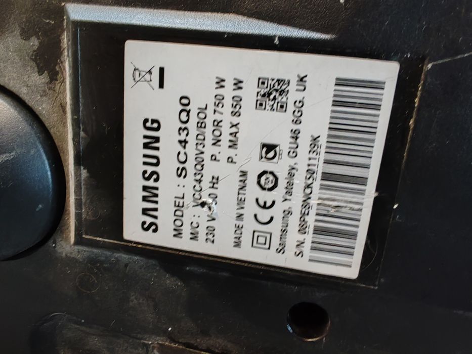 Samsung sc43q, прахосмукачка