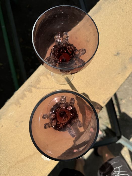 Фужеры, пафосные, ручная работа.