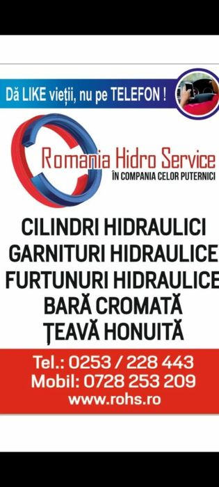 Reparații cilindri hidraulici și pneumatici