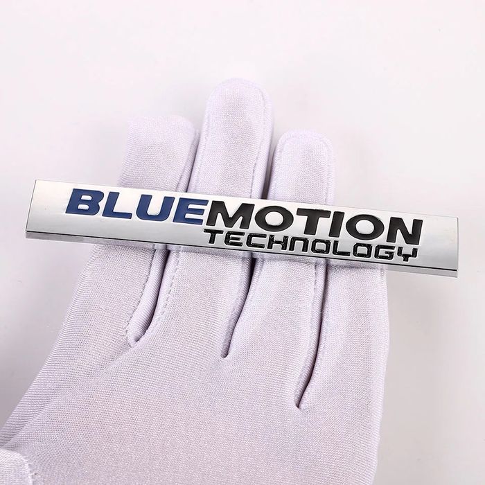 Emblema BLUEMOTION Embleme auto Passat Tiguan Golf Sigla Stema Stiker