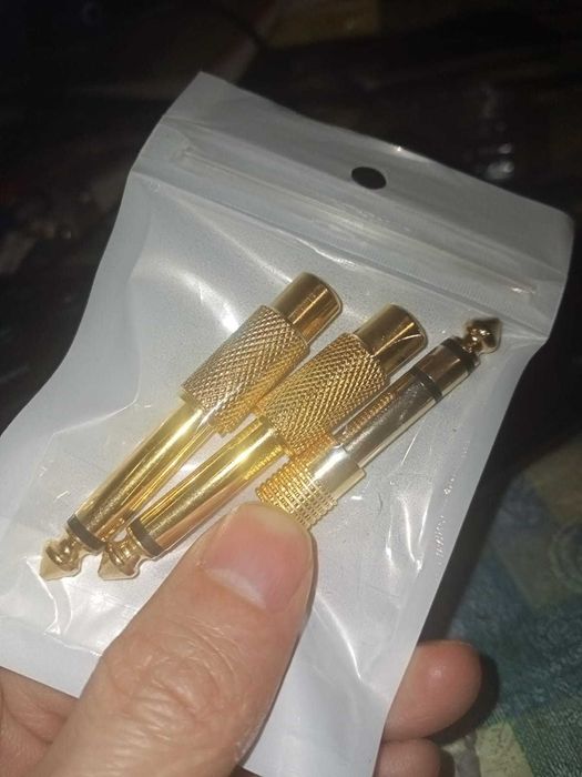 Переходник RCA - jack 6.5 (тюльпан - AUX)